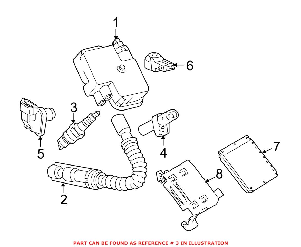 Mercedes Spark Plug 0031599403